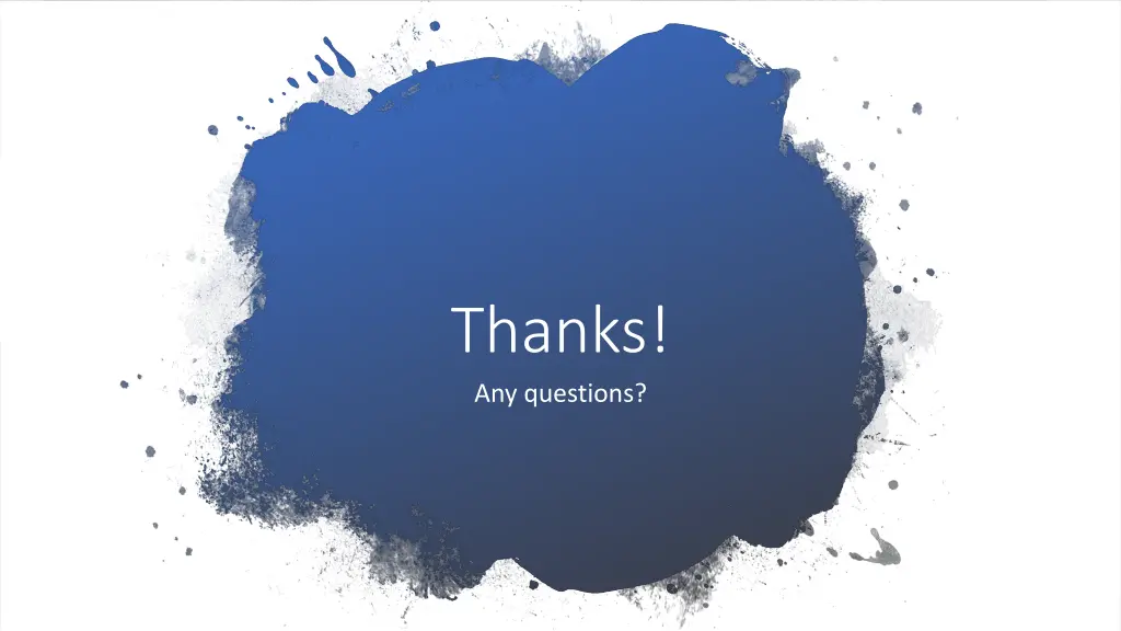 thanks any questions