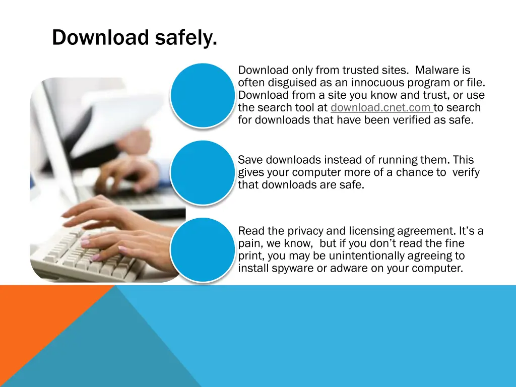 download safely