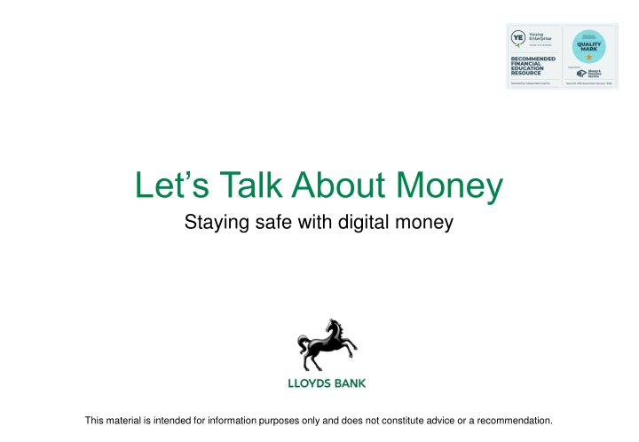 let s talk about money staying safe with digital