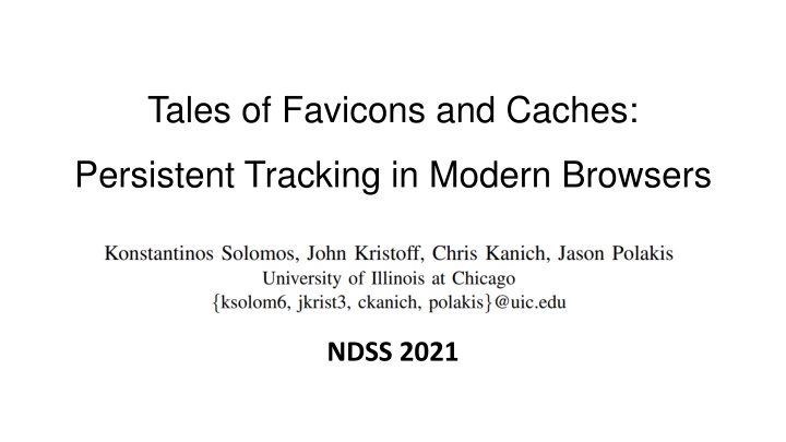 tales of favicons and caches