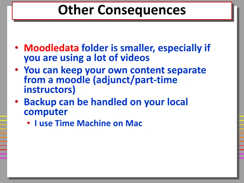 other consequences