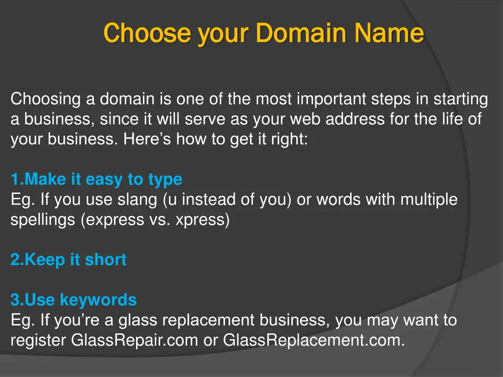 choose your domain name choose your domain name