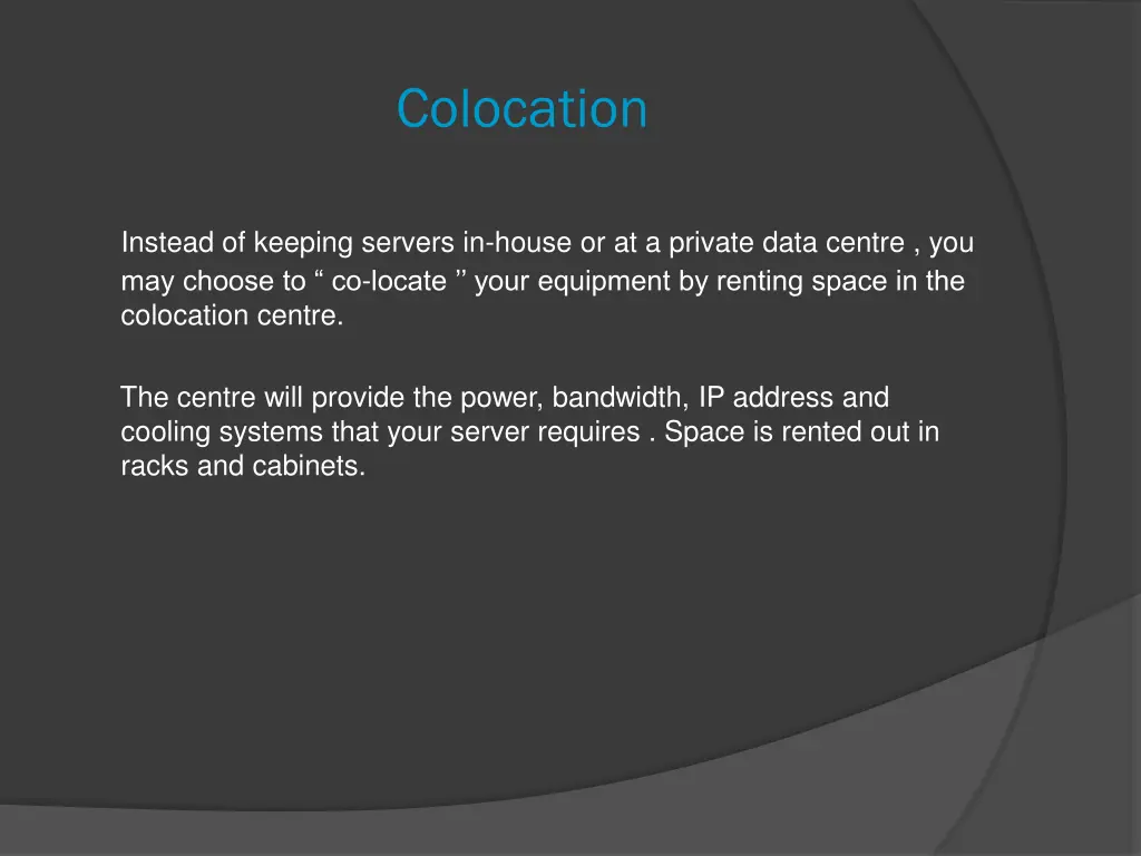 colocation