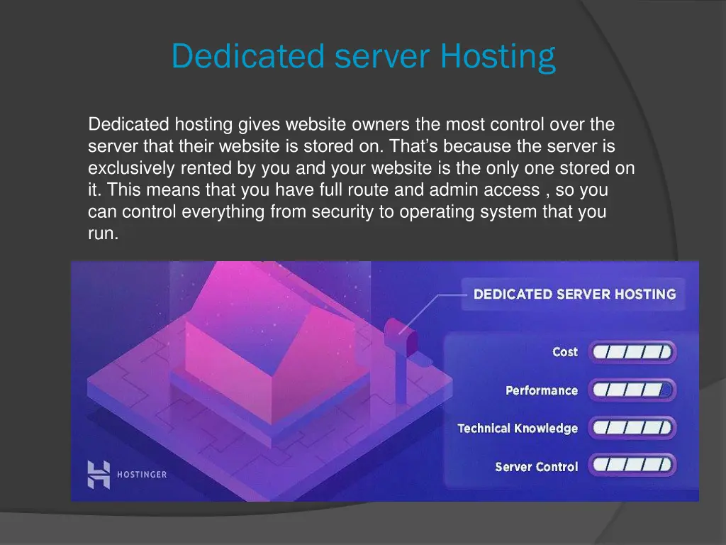 dedicated server hosting