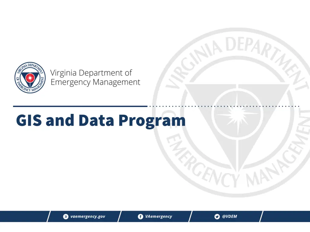 gis and data program