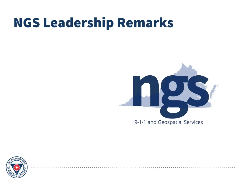 ngs leadership remarks