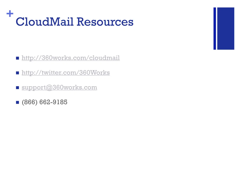 cloudmail resources