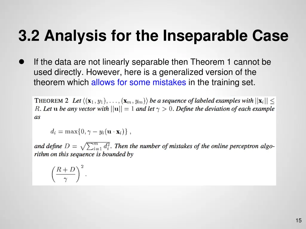 3 2 analysis for the inseparable case