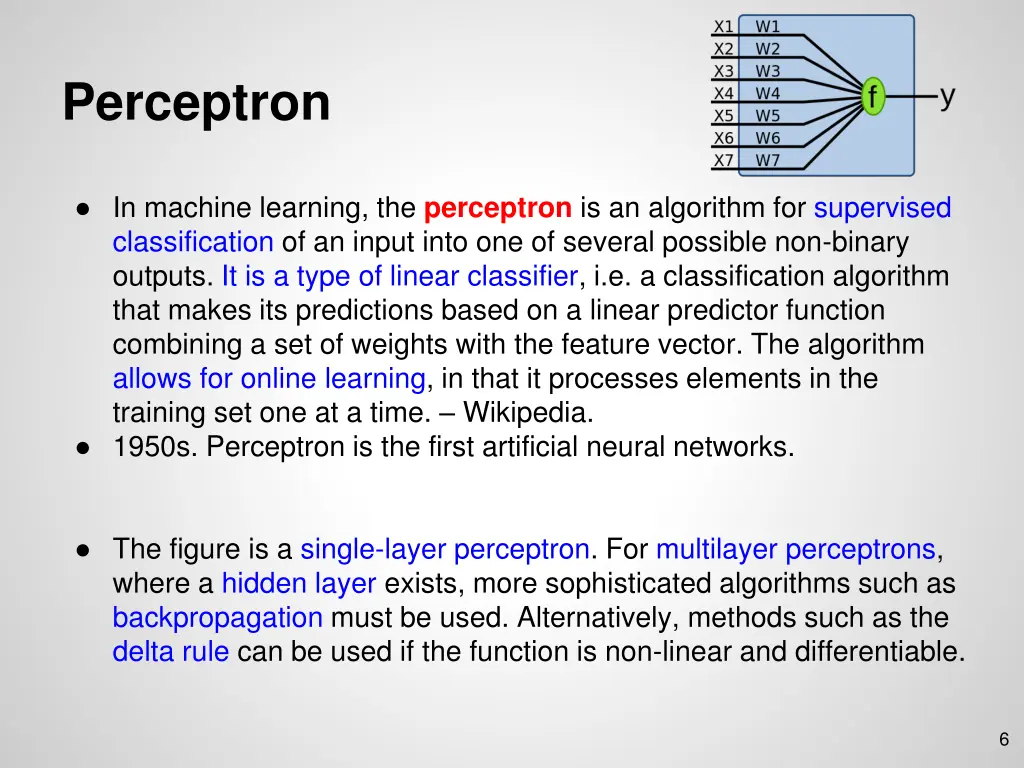 perceptron