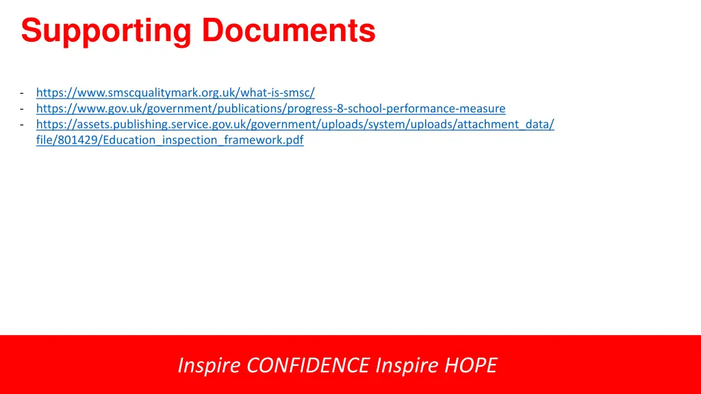 supporting documents