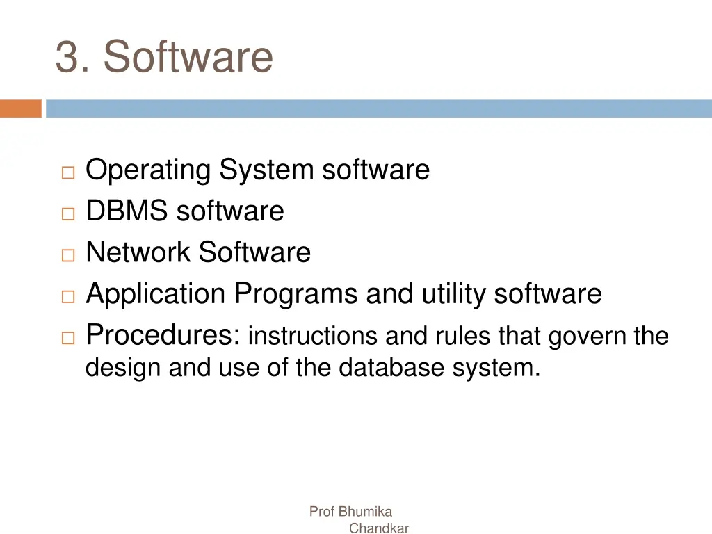 3 software