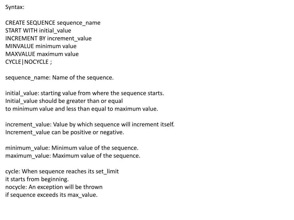 syntax