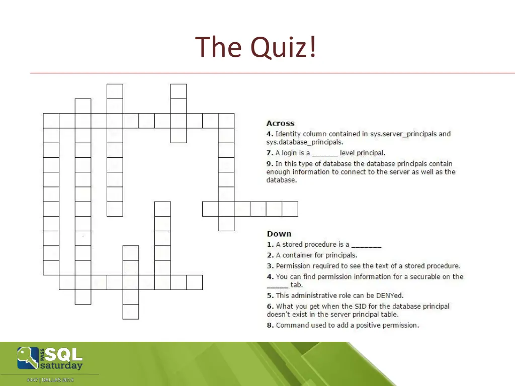 the quiz