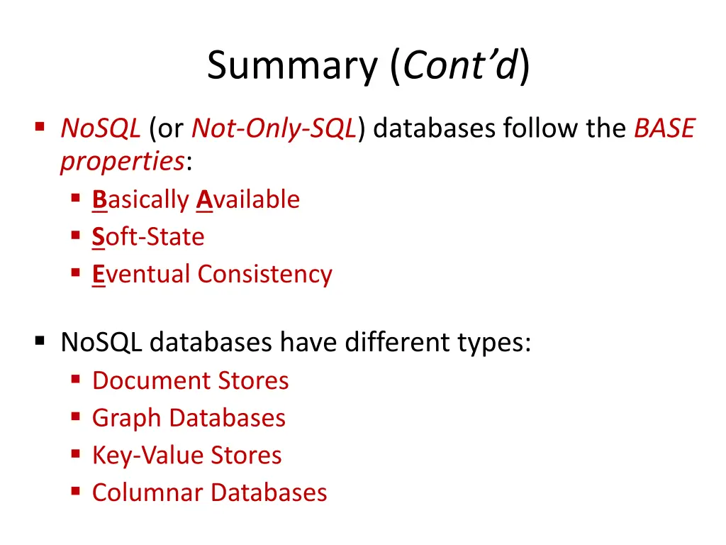 summary cont d 1