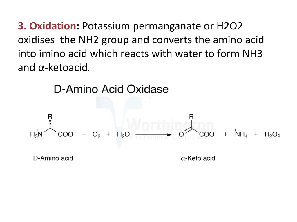 3 oxidation potassium permanganate or h2o2