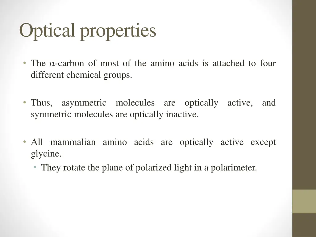 optical properties