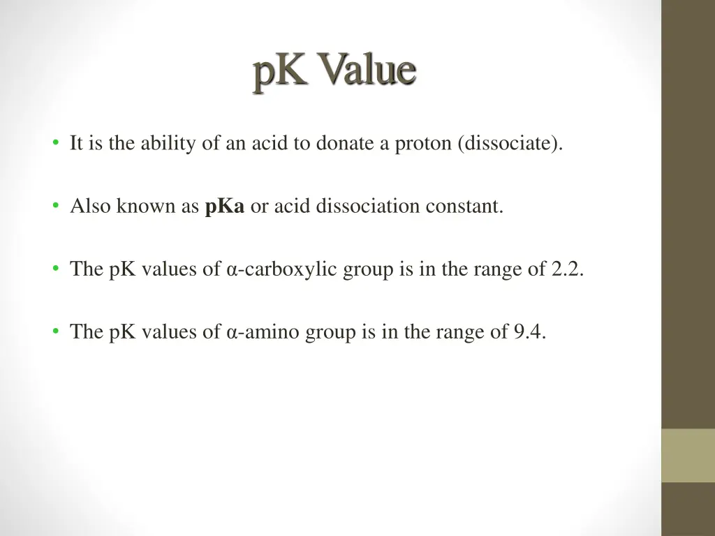 pk value