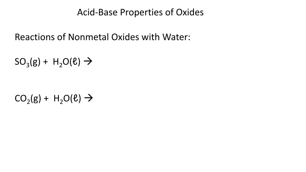 acid base properties of oxides 3
