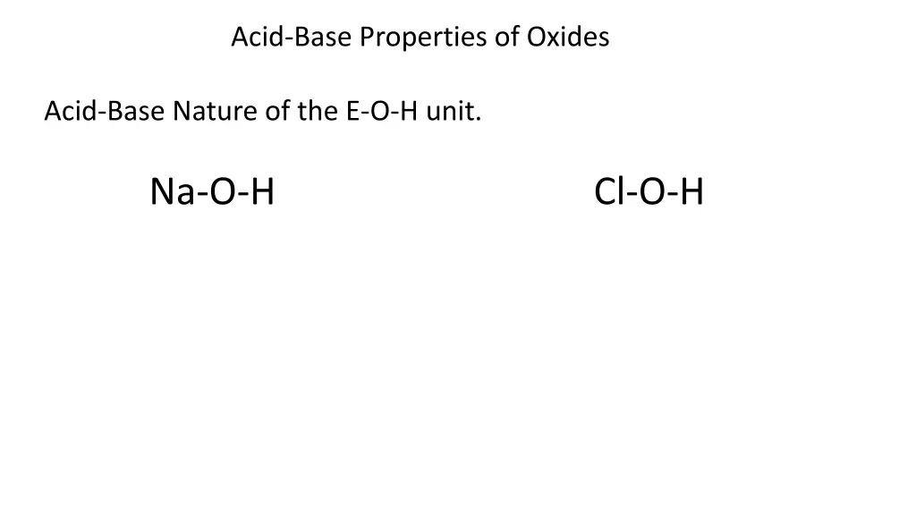 acid base properties of oxides 6