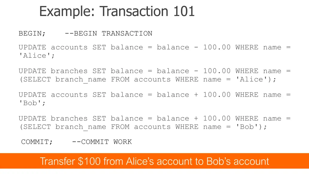 example transaction 101