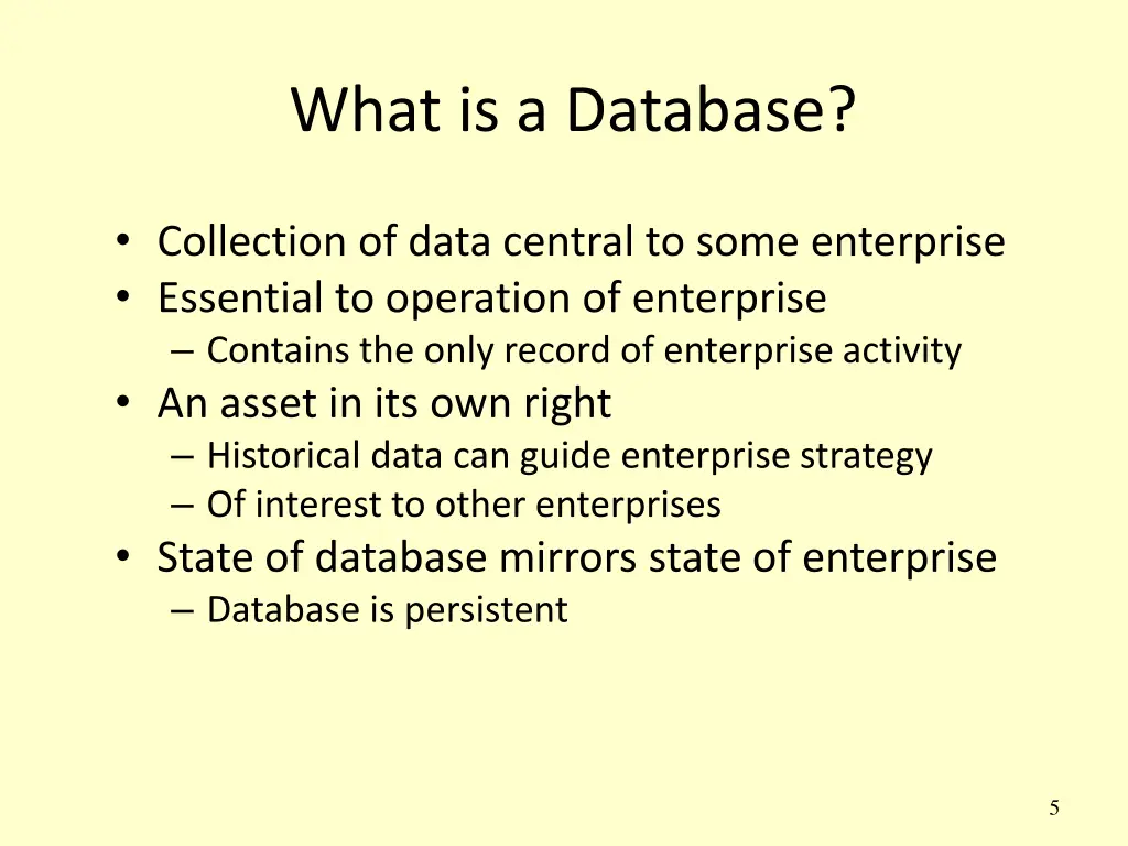 what is a database