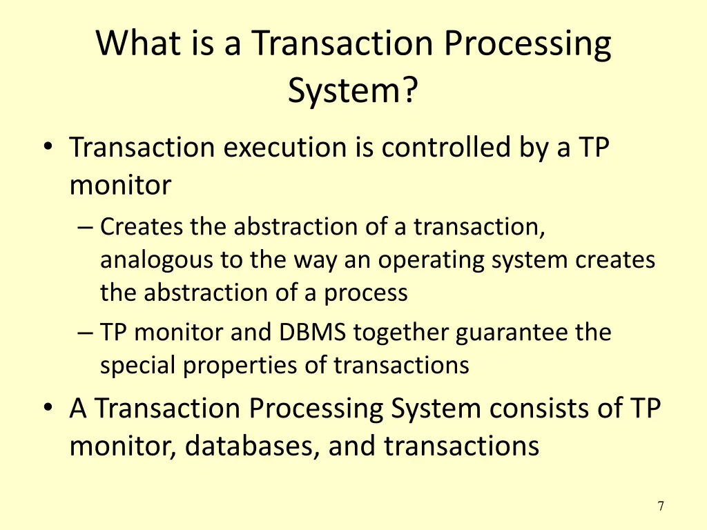 what is a transaction processing system