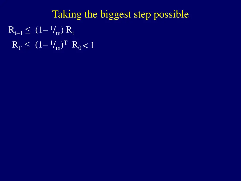 taking the biggest step possible 7