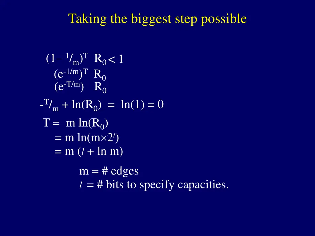 taking the biggest step possible 9