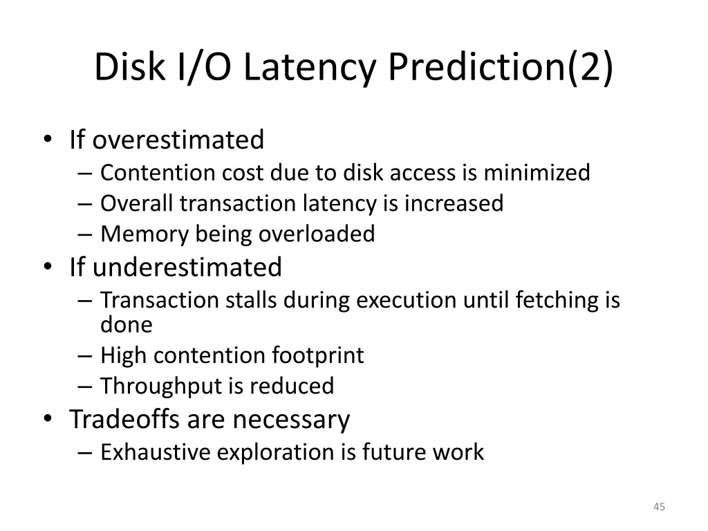 disk i o latency prediction 2