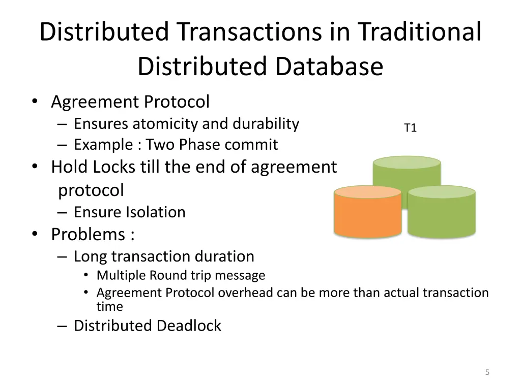 distributed transactions in traditional