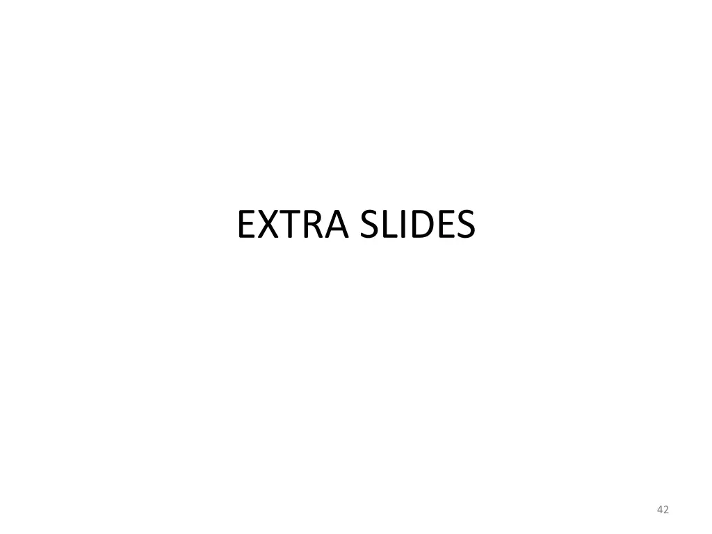extra slides