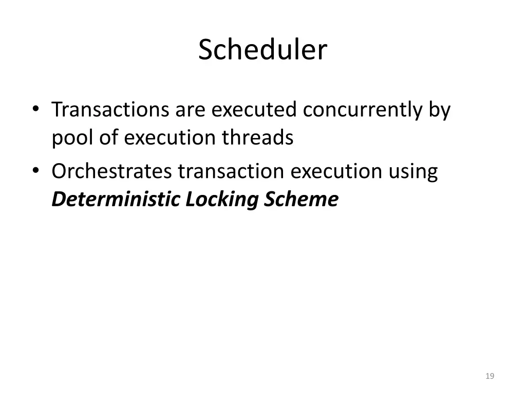 scheduler