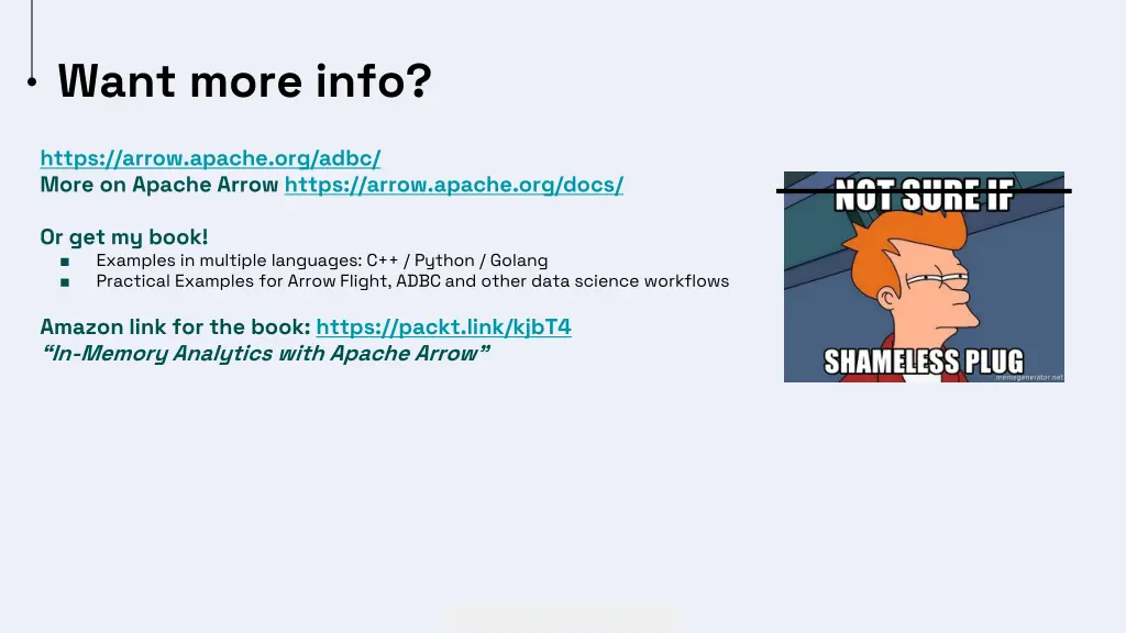want more info