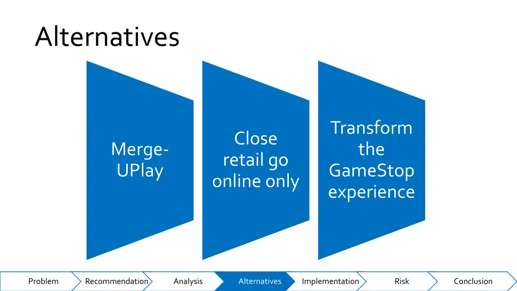 alternatives