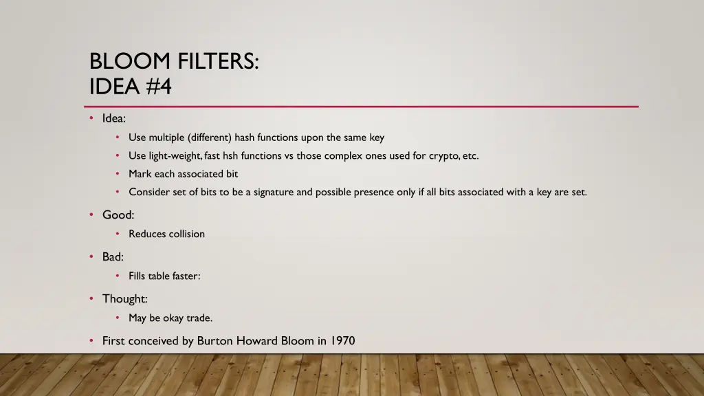 bloom filters idea 4