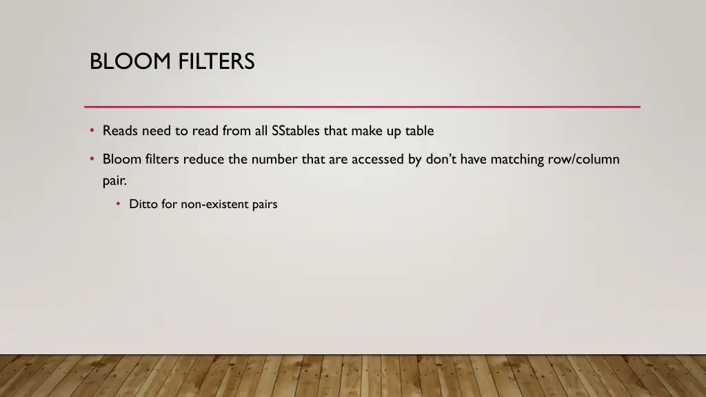 bloom filters