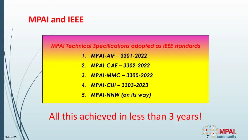 mpai and ieee