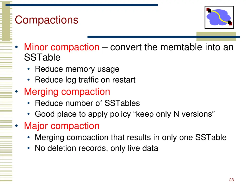 compactions