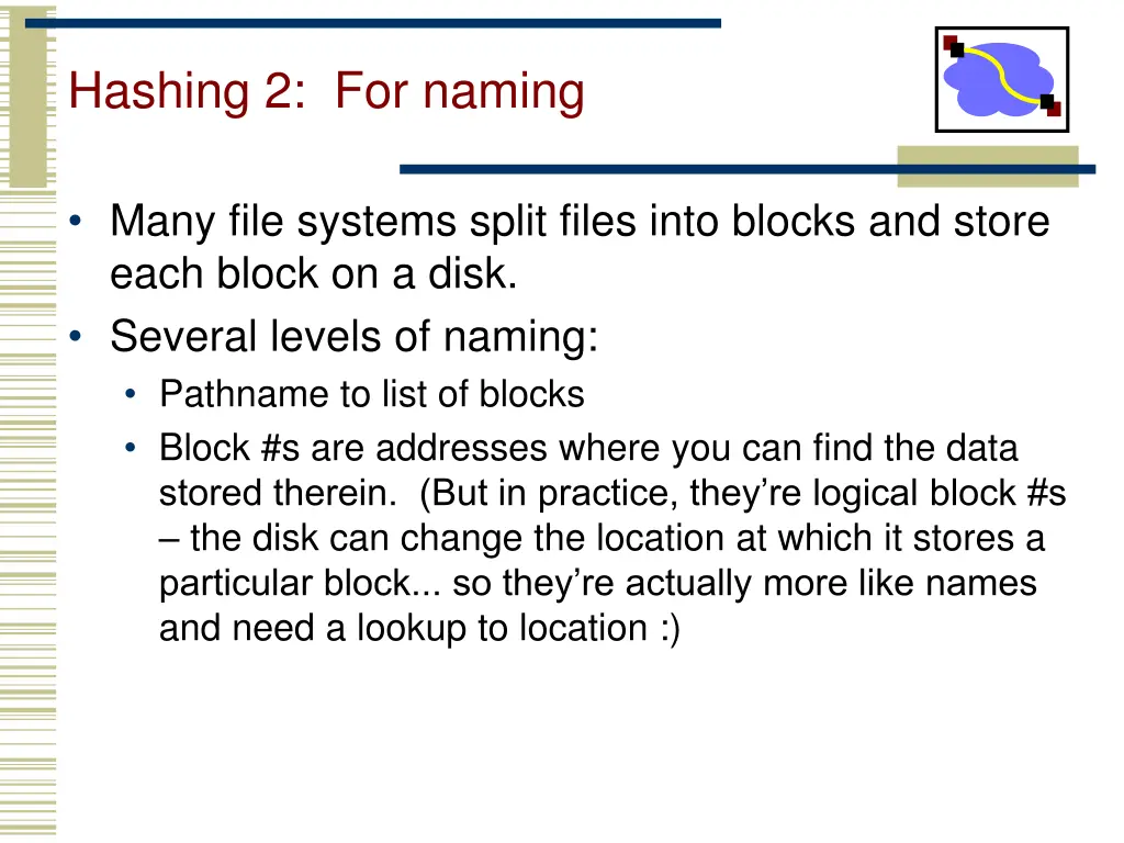 hashing 2 for naming