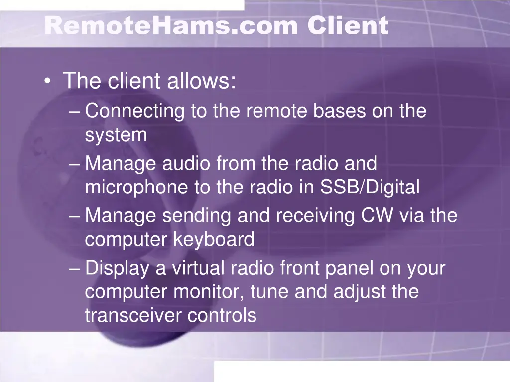 remotehams com client