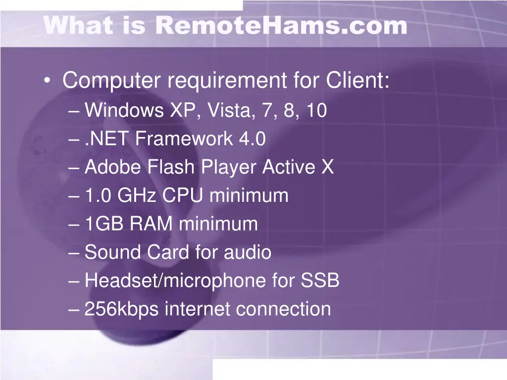 what is remotehams com 2