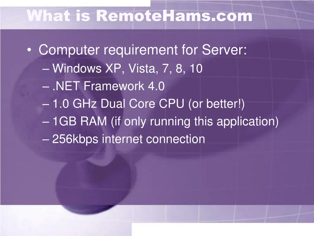 what is remotehams com 3