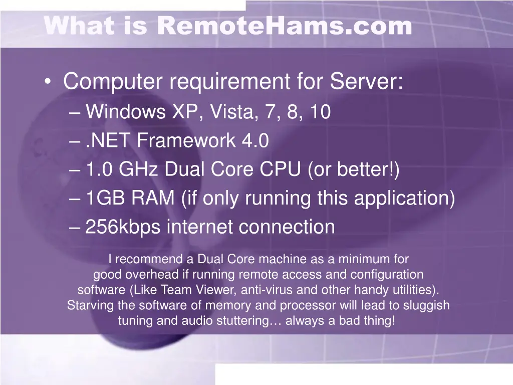 what is remotehams com 4