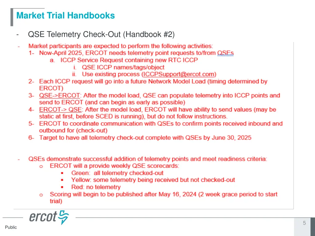market trial handbooks