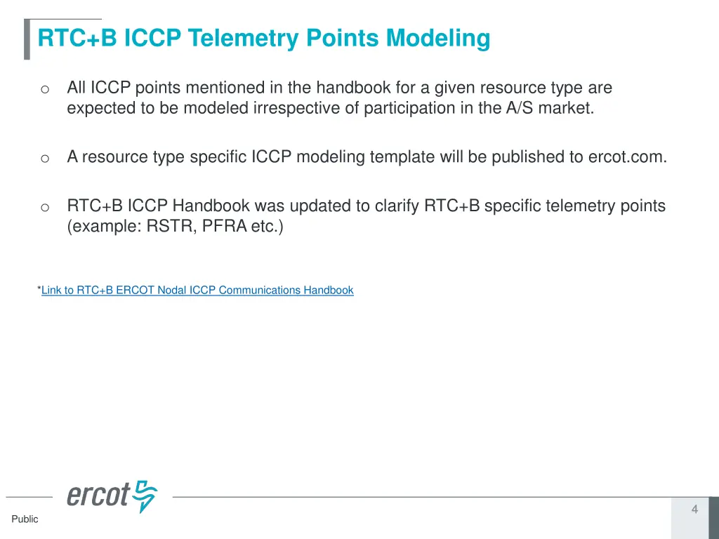 rtc b iccp telemetry points modeling 2