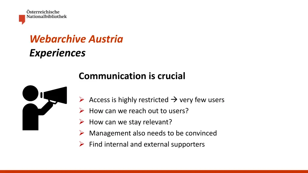 webarchive austria experiences