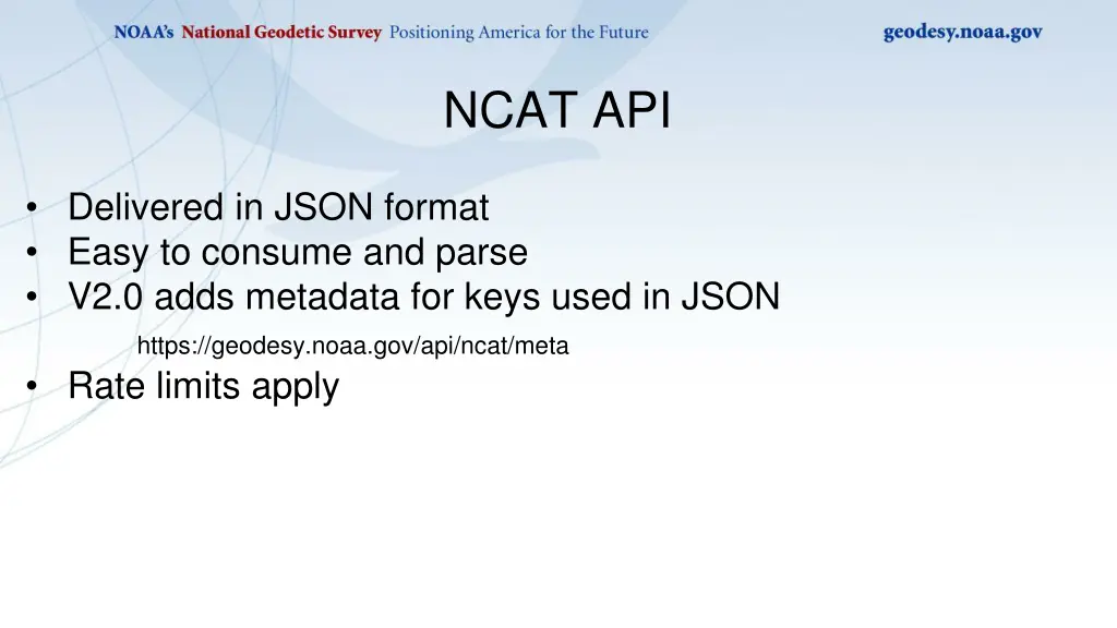 ncat api