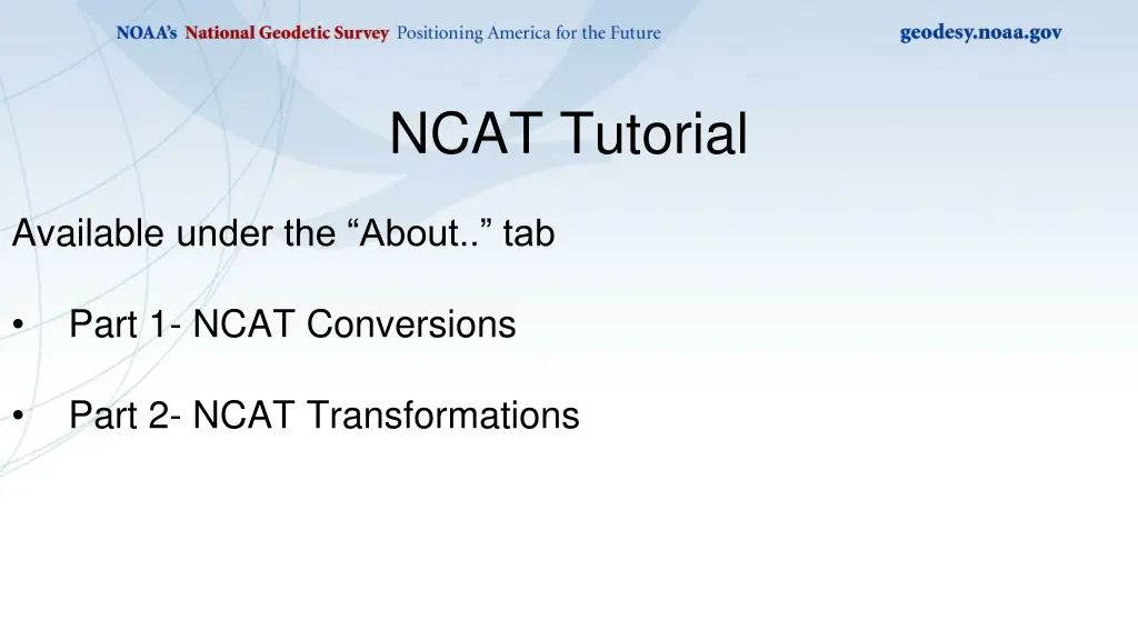 ncat tutorial