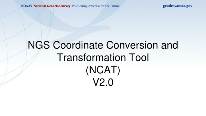 ngs coordinate conversion and transformation tool