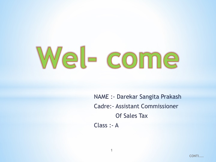 wel come